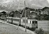 Suisse CPSM SUISSE "Inden" TRAIN / TRAMWAY