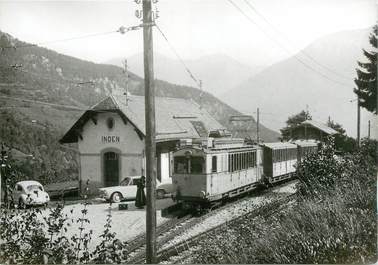 CPSM SUISSE "Inden" TRAIN TRAMWAY