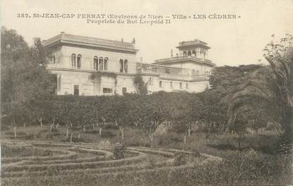 CPA FRANCE 06 "St Jean Cap Ferrat, Villa Les Cèdres, Propriété du Roi Léopold II"