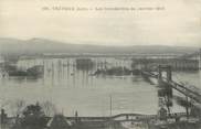01 Ain CPA FRANCE 01 "Trévoux, Inondations de Janvier 1910"
