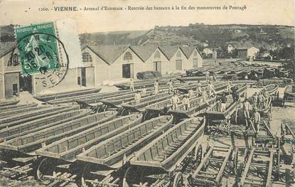 / CPA FRANCE 38 "Vienne, arsenal d'Etressin"