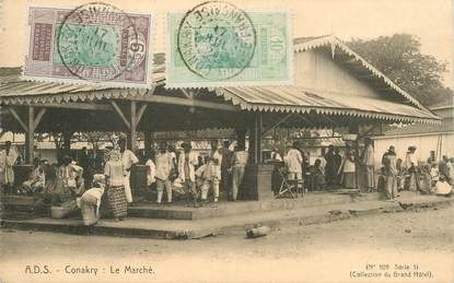 CPA GUINEE "Conakry, le marché"