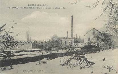 CPA FRANCE 88 "Saulcy sur Meurthe, Usine N. Géliot et Fils"