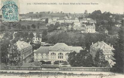 CPA FRANCE 88 "Plombières les Bains, Les Grands Hotels et les Nouveaux Thermes"