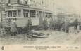 CPA FRANCE 93 " Saint Denis, Explosion, Un Cheval Tué, Tramway"