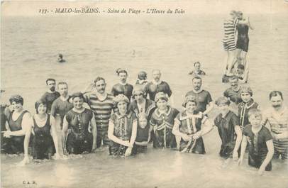 CPA FRANCE 59 "Malo les Bains, Plage"