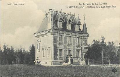 CPA FRANCE 28 " Manou, Chateau de la Renardière"