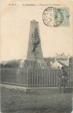 CPA FRANCE 92 "Chatillon, Monument de la Défense"