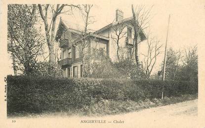   CPA FRANCE 91 "Angerville, le chalet"