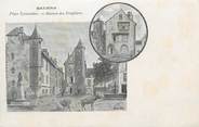 15 Cantal CPA FRANCE 15 "Salers, Place Tyssandier, Maison des Templiers"