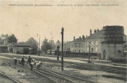 CPA FRANCE 70 "Port d'Atelier, Intérieur de la Gare"