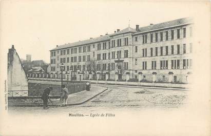 CPA FRANCE 03 "Moulins, Lycée de Filles"