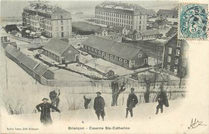 CPA FRANCE 05 "Briançon, Caserne Ste Catherine, Chasseur Alpin"