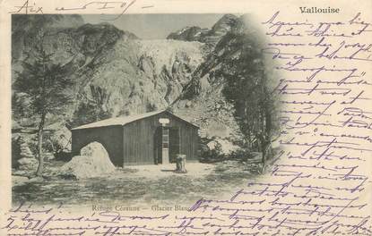 CPA FRANCE 05 "Vallouise, Refuge Cézanne, Glacier Blanc"