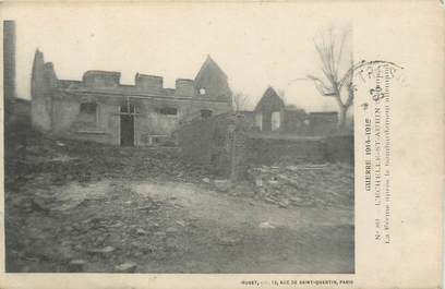 CPA FRANCE 05 "L'Echelle St Aurin, Ferme après le bombardement allemand, Guerre 14-18"