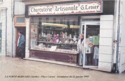 CPM FRANCE 72 "La Ferté Bernard, Inondation du 23 janvier 1995"