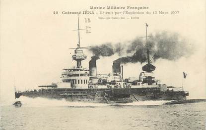 CPA MARINE MILITAIRE "Explosion du IENA, 12 mars 1907, Toulon"