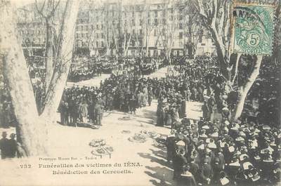 CPA MARINE MILITAIRE "Explosion du IENA, 12 mars 1907, Toulon"