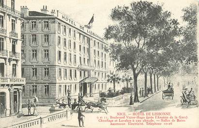 CPA FRANCE 06 "Nice, Hotel de Lisbonne"