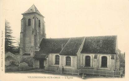   CPA FRANCE 91 "Villemoisson sur Orge, l'Eglise"