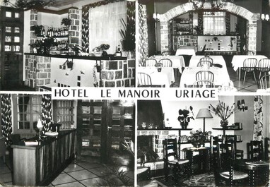 / CPSM FRANCE 38 "Hôtel Le Manoir, Uriage"