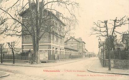   CPA FRANCE 93 "Villemomble, L'Ecole des Garçons"