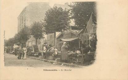   CPA FRANCE 93 "Villemomble, Le Marché"