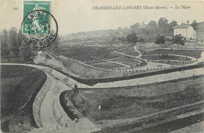 CPA FRANCE 52 "Charmes Lez Langres, La Digue"