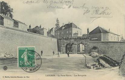 CPA FRANCE 52 "Langres, La Porte Neuve, Les Remparts"