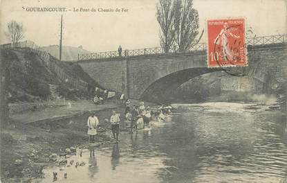 CPA FRANCE 54 "Gouraincourt, Pont et Chemin de Fer"