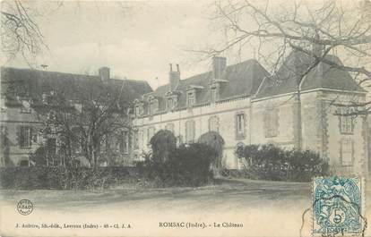 CPA FRANCE 36 "Romsac, Le Chateau"