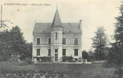 CPA FRANCE 36 "St Gaultier, Chateau de la Plante"