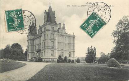 CPA FRANCE 49 "Anjou, Chateau d'Orveau"