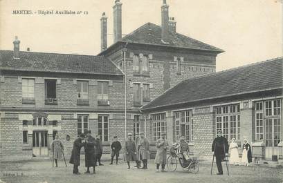 CPA FRANCE 78 "Mantes, Hopital auxiliaire"