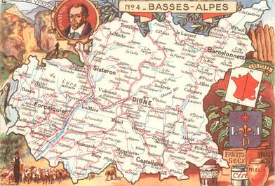 CPSM FRANCE 04 "Basses-Alpes"