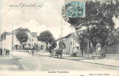 CPA FRANCE 55 "Verdun, Jardin Fontaine"