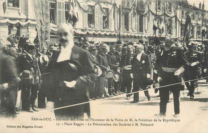 CPA FRANCE 55 "Bar Le Duc, Place Reggio, Poincaré"