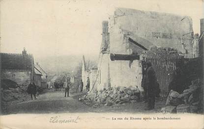 CPA FRANCE 59 "Elincourt, Rue du Rhône après le bombardement"