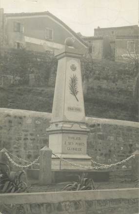 CARTE PHOTO FRANCE 07 "Toulaud, Monument aux Morts"