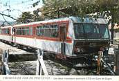 04 Alpe De Haute Provence / CPSM FRANCE 04 "Digne, autorails"