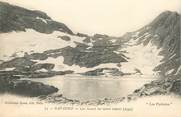 65 Haute PyrÉnÉe   CPA FRANCE 65 "Gavarnie, Lac glacé du mont Perdu" / MONTAGNE / Collection SPONT