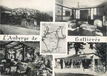 CPSM FRANCE 06 "Gattières, Auberge"