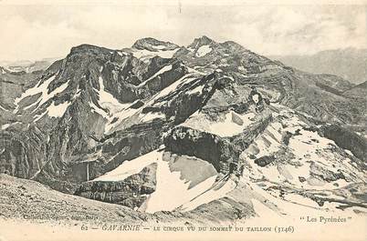   CPA FRANCE 65 "Gavarnie, le cirque vu du sommet du Taillon" / MONTAGNE / Collection SPONT, N° 62