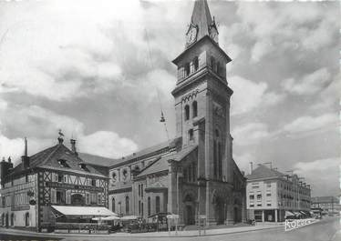 CPSM FRANCE 88 "St Dié, Eglise et Plage St Martin"