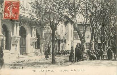 / CPA FRANCE 13 "Graveson, la place de la mairie"