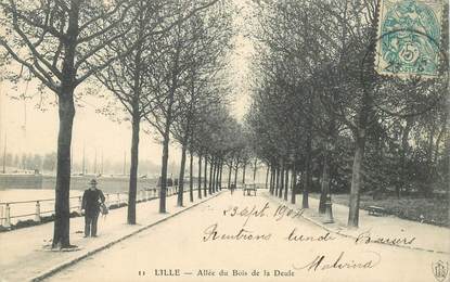 CPA FRANCE 59 "Lille, allée du Bois de la Deule"