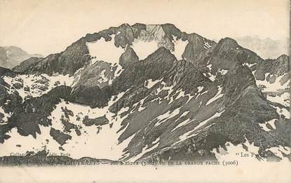   CPA FRANCE 65 "Cauterets, pic d'Enfer vu de la Grande Fache" / MONTAGNE /  Collection Spont, N° 82