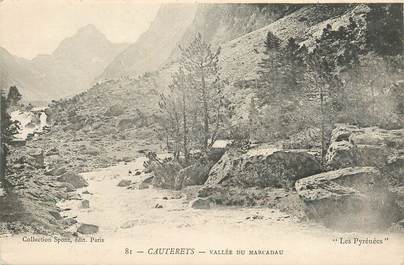   CPA FRANCE 65 "Cauterets, la vallée du Marcadau" / MONTAGNE /  Collection Spont, N° 81