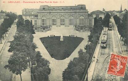 CPA FRANCE 93 "Les Lilas, place Paul de Koch"