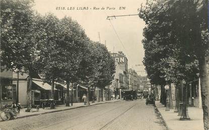 CPA FRANCE 93 "Les Lilas, rue de Paris"